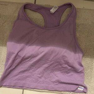 90° Lavender Sports Bra Tank Top